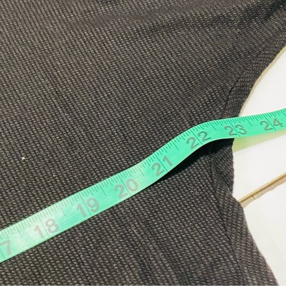 Chaser Slub Long Sleeve Black Shirt Size Small - Picture 3 of 6